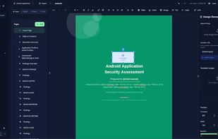 report template editor