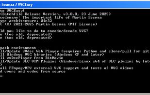 VVCEasy batchfile version of Windows (running on Windows XP)
