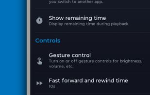 advanced player controls