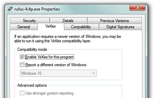 Right click on the application then click properties.