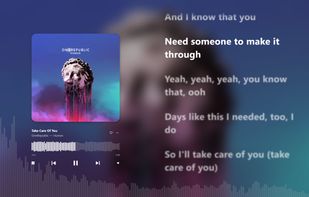 playback page lyrics mode