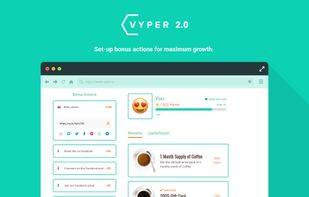 Viral marketing machine. Referrals, incentivization and gamification.