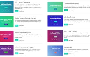 Huge range of campaign types.