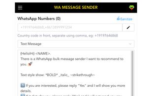 WA Sender screenshot 1