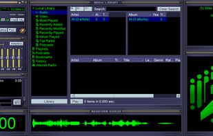 Default WACUP classic skin layout