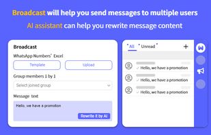 AI-Driven WhatsApp CRM - broadcast personalized messages