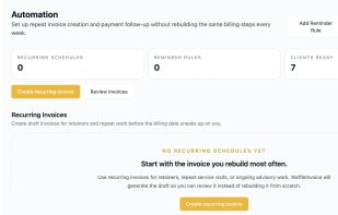 WaffleInvoice screenshot 1