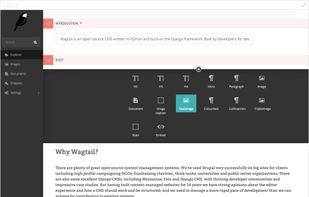Wagtail CMS screenshot 2