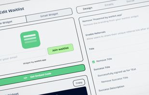Waitlist Widget Editor