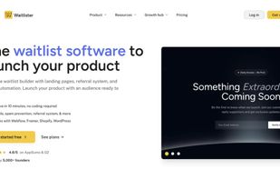 Waitlister homepage