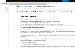 Wakari screenshot 1