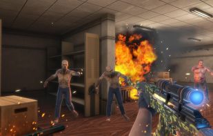 Walking Zombie Shooting Game screenshot 1