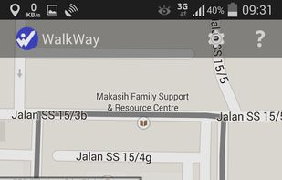 WalkWay Navi screenshot 1