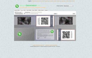 WalletGenerator.net screenshot 2