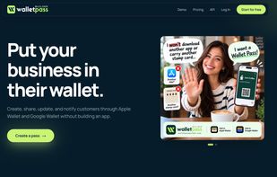 Create, share, update, and notify customers through Apple Wallet and Google Wallet without building an app.