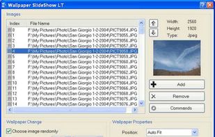 Wallpaper Slideshow LT screenshot 2