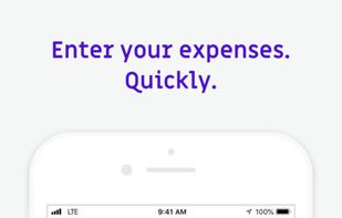 Enter your expenses.
Quickly.