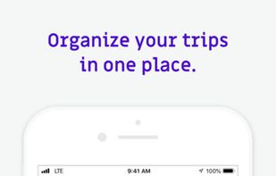 Organize your trips in one place.
