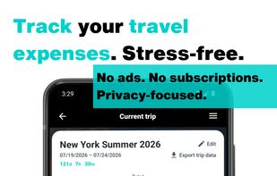 Track your travel expenses. Stress-free.