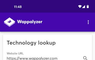 Wappalyzer screenshot 2