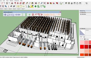 Warehouse Layout in 3D