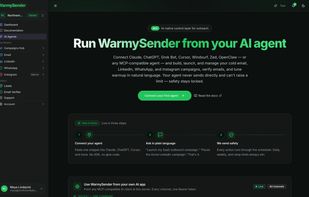 Run your entire outreach from your AI agent, in plain language