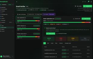 Real-time email verification, in the app or as an agent tool