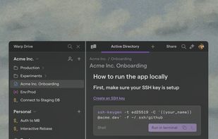 Warp Terminal screenshot 3