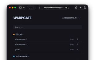 User homepage