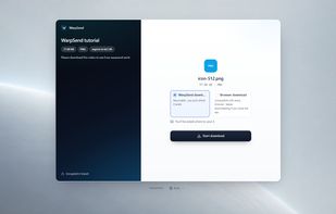 Download link UI