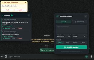 WASchedule screenshot 1