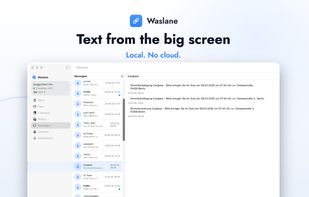 SMS on the Mac: read conversations with full history and reply from the keyboard.