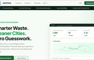 WASTRAQ is an AI-powered intelligent waste management platform designed to automate operations, optimize routes, and improve sustainability.