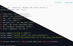 wastebin screenshot 1