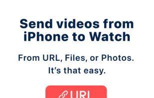 Send videos from URLs, Files, or Photos in just a few taps. Import your media quickly from your iPhone.