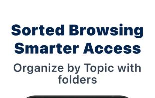 Organize your bookmarks with folders for easier browsing. Find the websites you need in seconds.