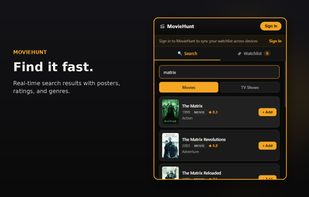 WatchLater — MovieHunt Watchlist screenshot 1