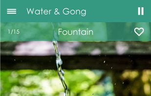 Water Sounds and Gong screenshot 1