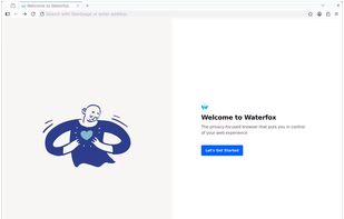Waterfox screenshot 1