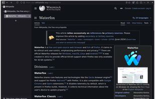 Waterfox screenshot 2