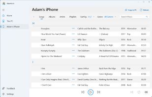 Browse and play your iPhone's music library.
