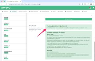 Enhance your outreach with Wavo’s GPT integration. Automatically generate personalized calls to action tailored to each prospect’s specific products, creating messages that resonate and drive higher engagement and conversion rates.