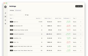 Wealthfolio screenshot 1