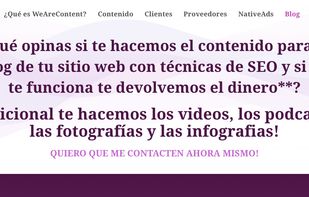 WeAreContent screenshot 1