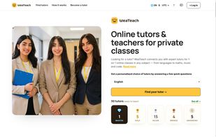 Tutor listing: assessed levels, prices and who is online now