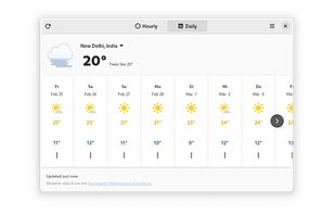 Weather screenshot 1