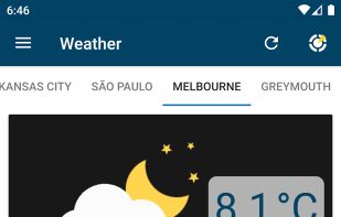 Weather (PFA) screenshot 1