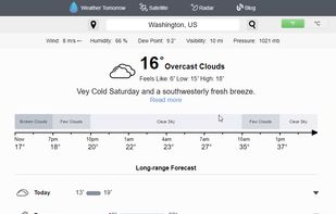 Weather Tomorrow screenshot 1
