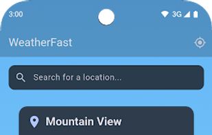 WeatherFast screenshot 1