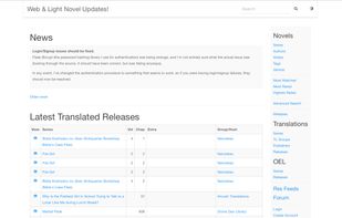 Web & Light Novel Updates! screenshot 1